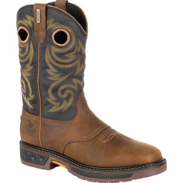 Carbo-Tec LT Waterproof Pull-on Work Boot, 14W, Georgia Boot, Mfr#: GB00266